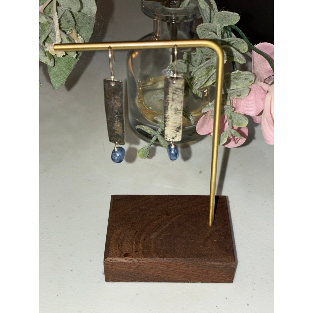 Silpada New Sterling silver earrings with lapis blue stone. NEW